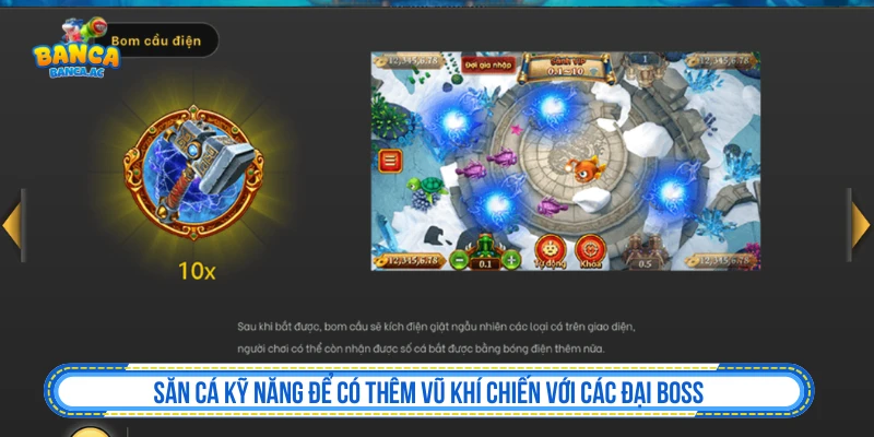 Bắn Cá FC Săn Boss Đa Dạng Và Cơ Chế Thưởng Hấp Dẫn Săn cá kỹ năng để có thêm vũ khí chiến với các đại boss