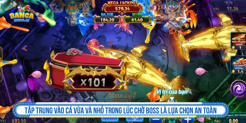 Cách Chơi Bắn Cá SUNWIN Ấn Tượng Tỷ Lệ Thưởng Cao Nhất Tập trung vào cá vừa và nhỏ trong lúc chờ boss là lựa chọn an toàn